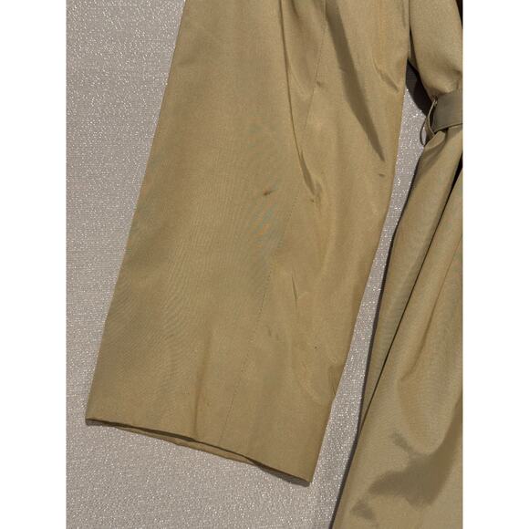 ALFANI Trench Coat Silky Tan Lined Polyester/Nylon - Size XL - Picture 3 of 8
